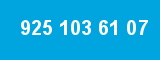 925 103 61 07 925 103 61 07